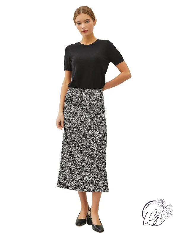 Formal Dresses for Occasions -Efflorescing Comfort Midi Skirt