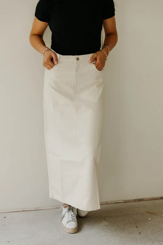 Gray Dresses for Subtle -Free People City Slicker Vegan Maxi Skirt - Final Sale 30% off in cart*