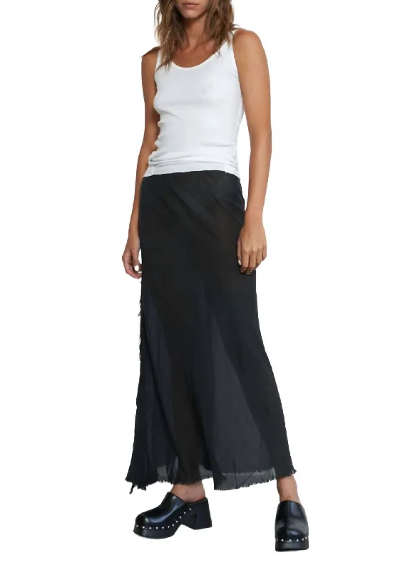 One-shoulder Dresses for Trendy -Simone Skirt In Black