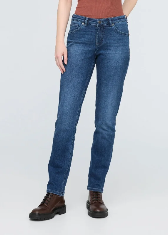 Hiking Jeans for Trail -Tech Fleece Denim Girlfriend Jean