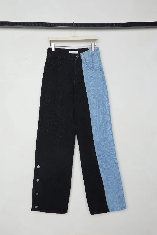 Hunting Jeans for Woods -JEANS WITH PAINTED STRIPE