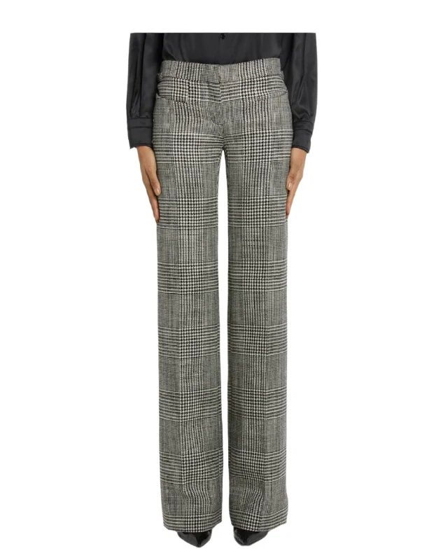 Form-fitting tight trousers for women with slimming effect and flattering cut -Tom Ford Womens Trousers In Gray