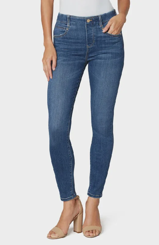 Four Pocket Jeans for Simplicity -Liverpool Gia Glider Ankle Skinny Jean