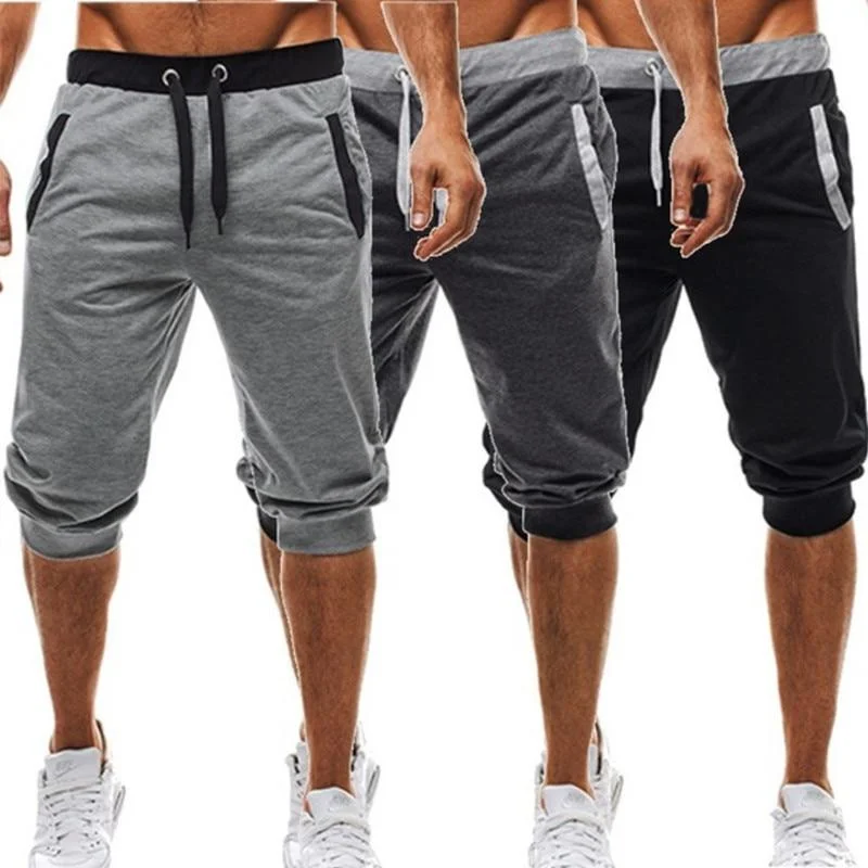 Stylish workout shorts for women with side slits and a flattering fit for any activity-Men's High-Quality Large Size Brand Cotton Casual Summer Shorts