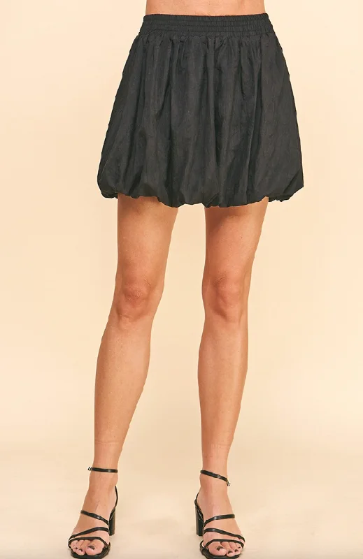 Valentine's Day Dresses for Romance -Camille Bubble Hem Mini Skirt*