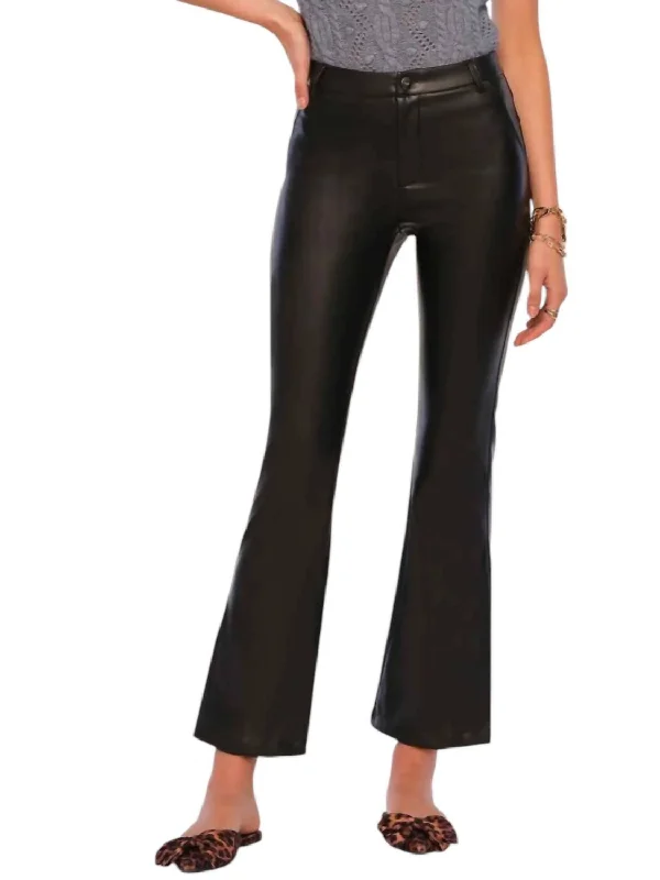 Skinny fit tight trousers for women with minimalistic design for clean look -Ariel Pants In Black