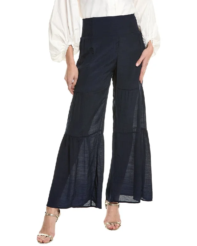 Soft wool tight trousers for women with cozy, refined fabric for cold weather -Nanette Nanette Lepore Pant