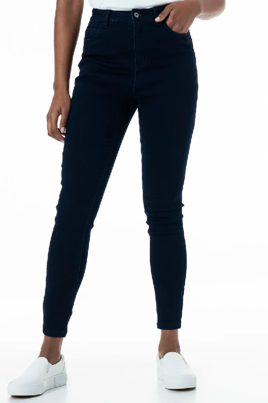 Holiday Jeans for Festive -Rf09 Hi-Waisted Skinny Jeans _ 151009 _ Dark Wash