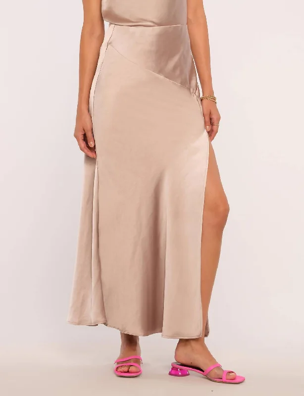 Birthday Dresses for Celebration -Shayne Skirt In Taupe