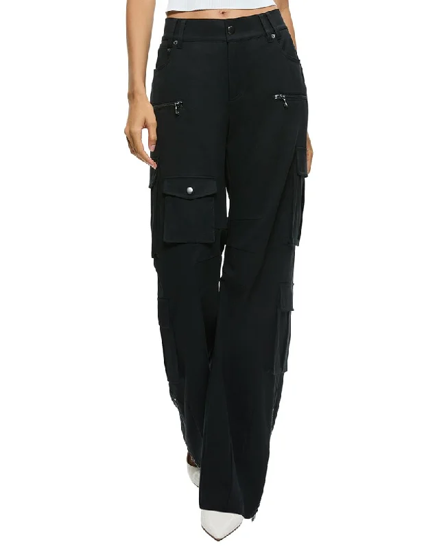 Tight office trousers for women with professional cut and flattering fit -alice + olivia Akers Oversized Cargo Pant