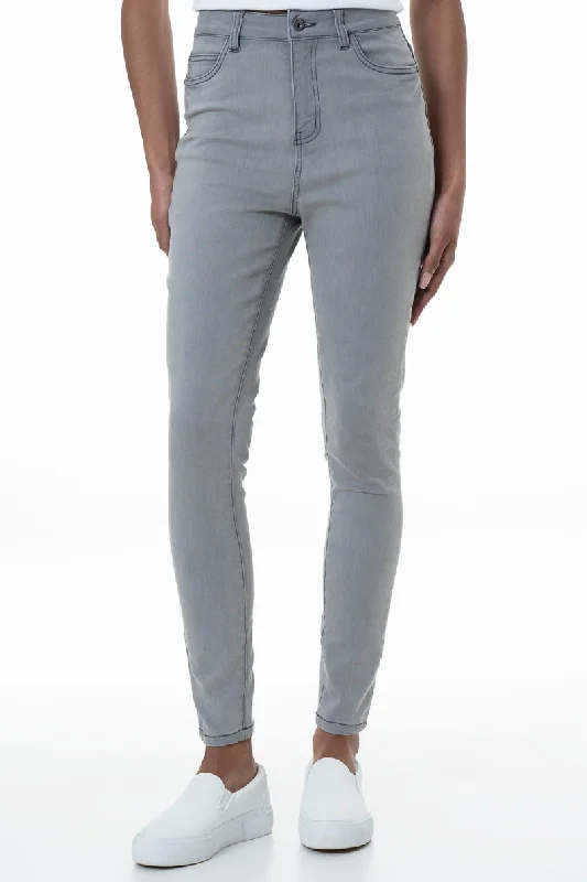 Wedding Jeans for Casual -Rf09 Hi-Waisted Skinny Jeans _ 151012 _ Grey Wash