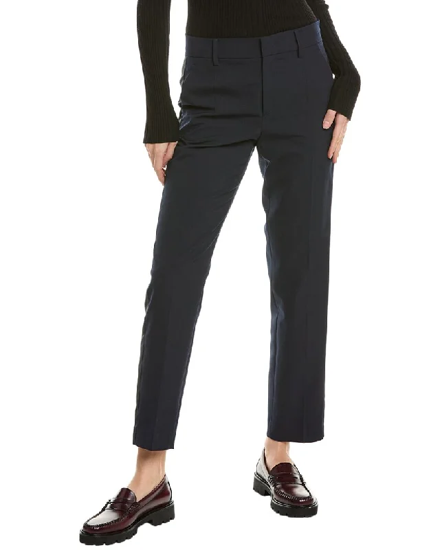 High-waisted tight trousers for women with elastic waistband for added comfort -RED Valentino Wool-Blend Pant