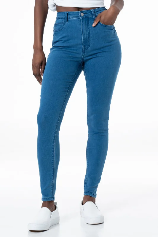 Wide Leg Jeans for Comfort -Rf09 Hi-Waisted Denim Jeans _ 135679 _ Mid Wash