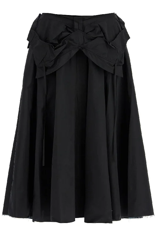 Christmas Dresses for Holiday -Maison Margiela Women's Midi Taffeta Skirt