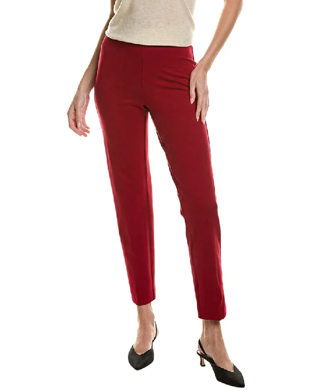 Casual tight trousers for women with cotton blend fabric for easy everyday wear -Anne Klein Hollywood Slim Ankle Pant