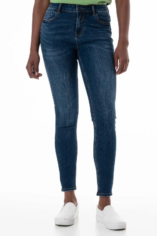 Organic Jeans for Natural -Rf12 Mid Rise Skinny Jeans _ 148284 _ Mid Wash