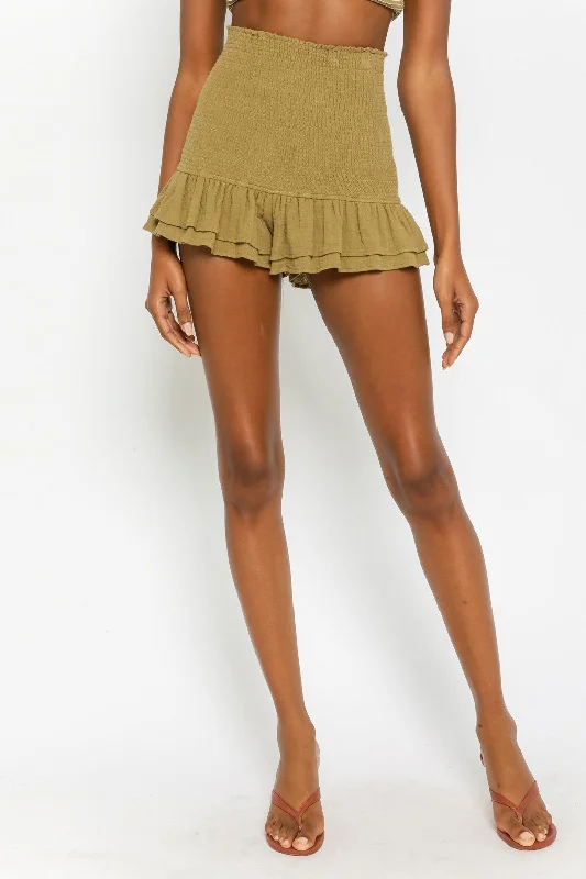 Best summer shorts for women with stylish cuts and bright colors for a fun vibe-Elodie Shorts / Manzi