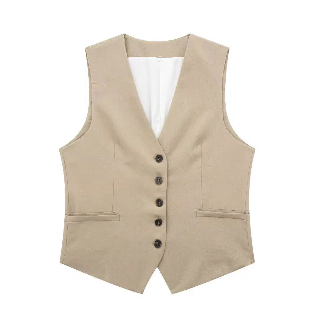 Light Khaki Vest