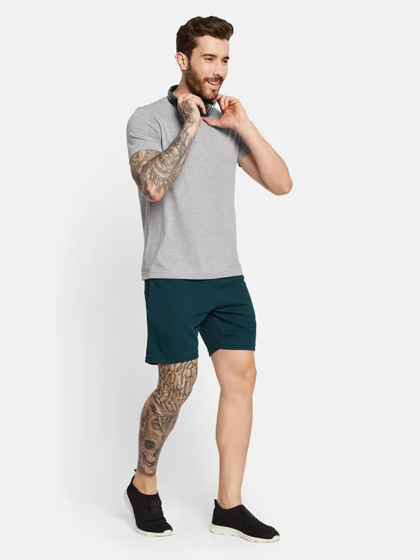 Cargo shorts with a comfortable fit for outdoor adventures and daily wear-Octave Men Mid-Rise Cotton Sports Shorts