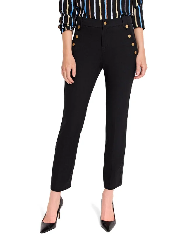 Tight cargo trousers for women with stylish pockets and slim cut for urban look -NIC+ZOE 28' Plaza Demi Boot Sailor Pant