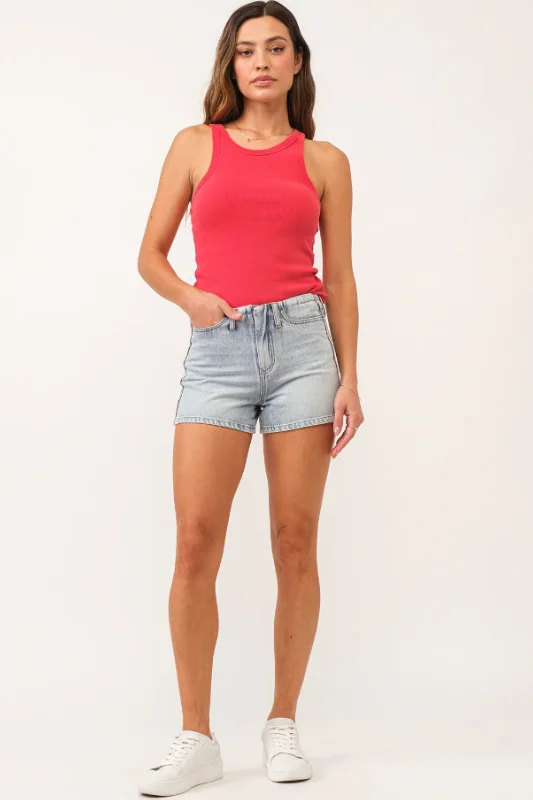 Casual shorts for women with a relaxed fit and elastic waistband for comfort-Carrie Shorts