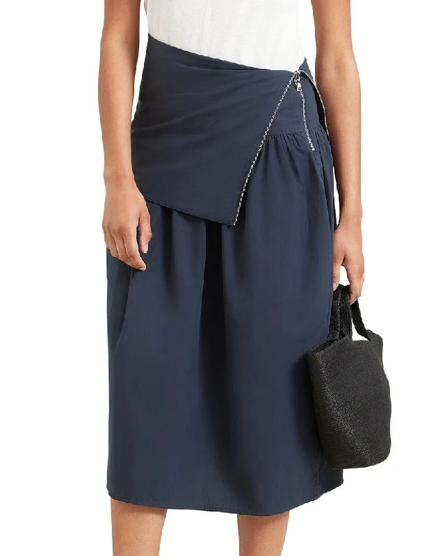 Ball Gown Dresses for Glamour -Modern Citizen Jelani Foldover Zip-Waist Skirt