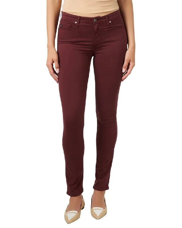 Light denim tight trousers for women with casual fit and comfortable material -AG Jeans Sateen Jean