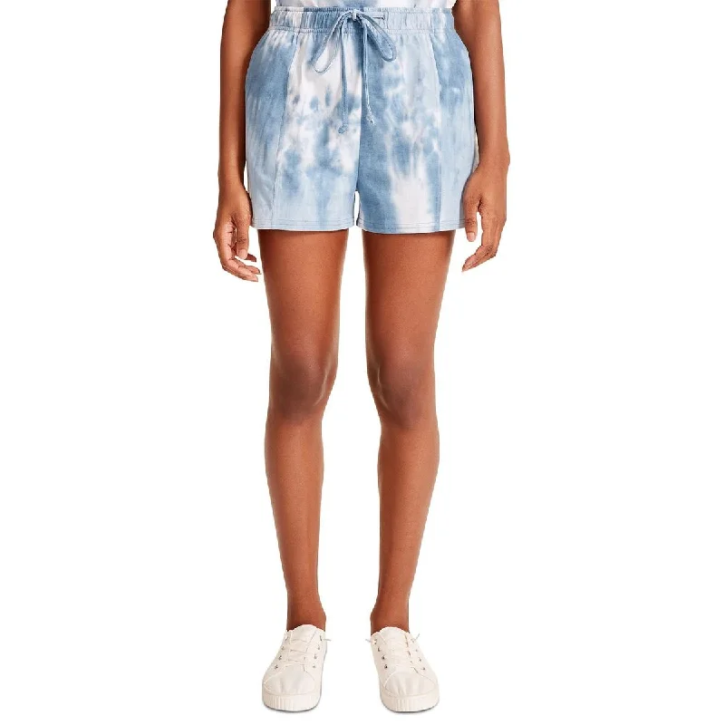 Best board shorts for surfing with durable fabric and quick-dry features-Madden Girl Womens Tie-Dye Drawstring Shorts