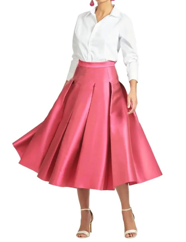 Wedding Dresses for Bridal Look -Canna Skirt In Tropical Pink