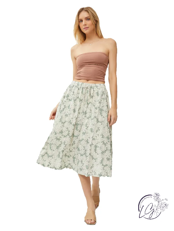 Valentine's Day Dresses for Romance -A-Line Coastal Skirt