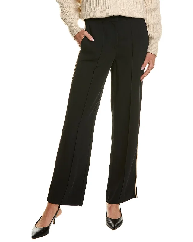 Stylish tight trousers for men with tapered leg and contemporary look -Reiss Theo Wide Trouser