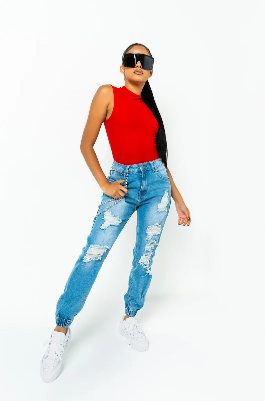 Father's Day Jeans for Present -COMFY AND CUTE BOYFRIEND JEANS