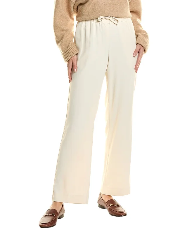 Cozy tight trousers for women with fleece-lined fabric for warmth during cold weather -Reiss Hailey Wide Leg Pant