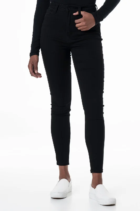 Blue Jeans for Everyday Wear -Rf09 Hi-Waisted Skinny Jeans _ 145803 _ Black