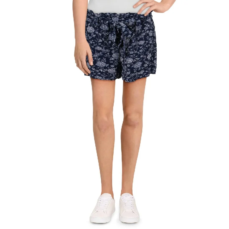 Classic plaid shorts for men with a crisp design for a smart-casual look-Rosie G Womens Floral Mini Shorts