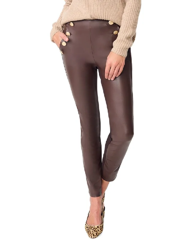 Tight trousers for women with decorative buttons and flattering silhouette for day wear -J.McLaughlin Frick Pant