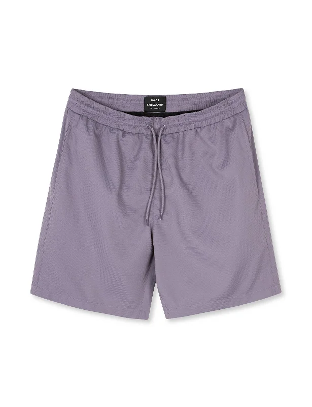 Classic navy shorts for men with a preppy, versatile design for casual outings-Sea Sandro Shorts, Gray Ridge