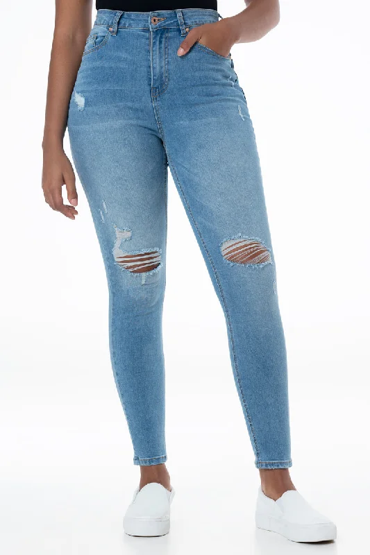 Fashion Jeans for Trendsetter -Rf05 Hi Rise Skinny Jeans _ 148261 _ Mid Wash