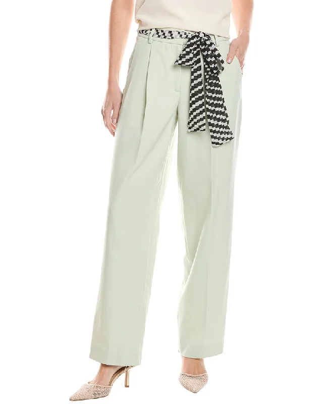 Stretch-fit tight trousers for women with all-over fit and body-hugging silhouette -Reiss Naomi Wool-Blend Trouser