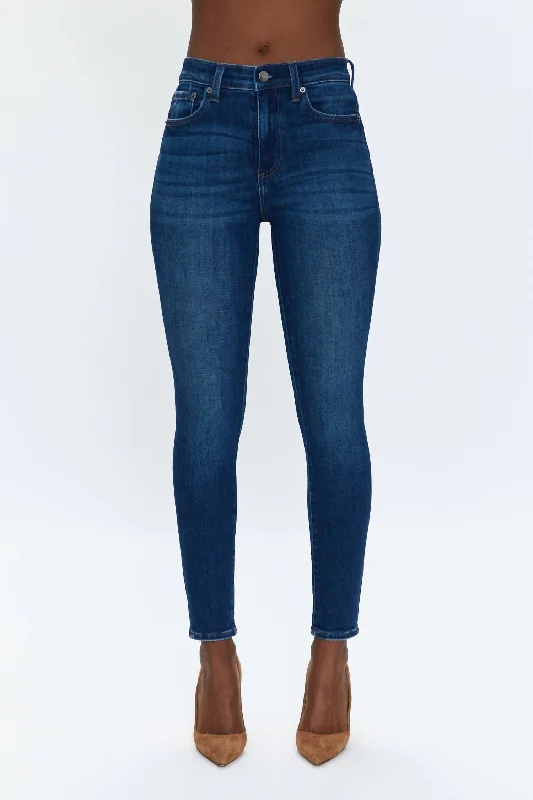 High-waisted tight trousers for women with slimming silhouette and smooth fit -Aline High Rise Skinny Jeans In Rosslyn