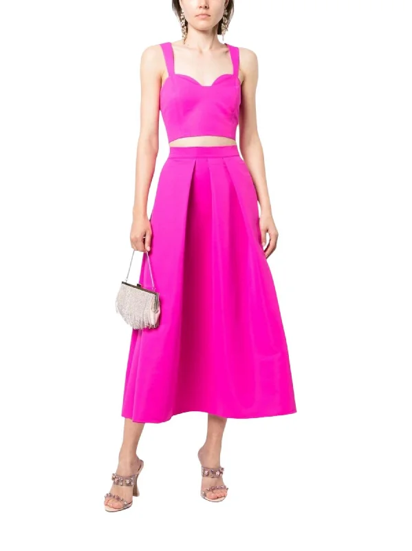 Prom Dresses for School Dance -Leighton Skirt In Cerise