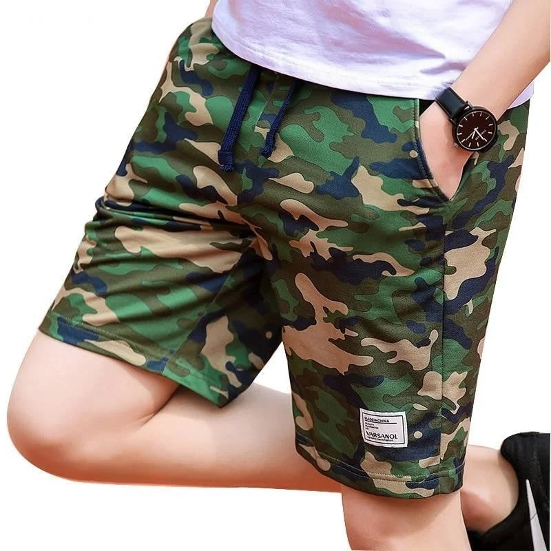 Best running shorts for men with a lightweight design for optimal movement and comfort-Men's Casual Military Style Summer Beach Fashion Camouflage Shorts