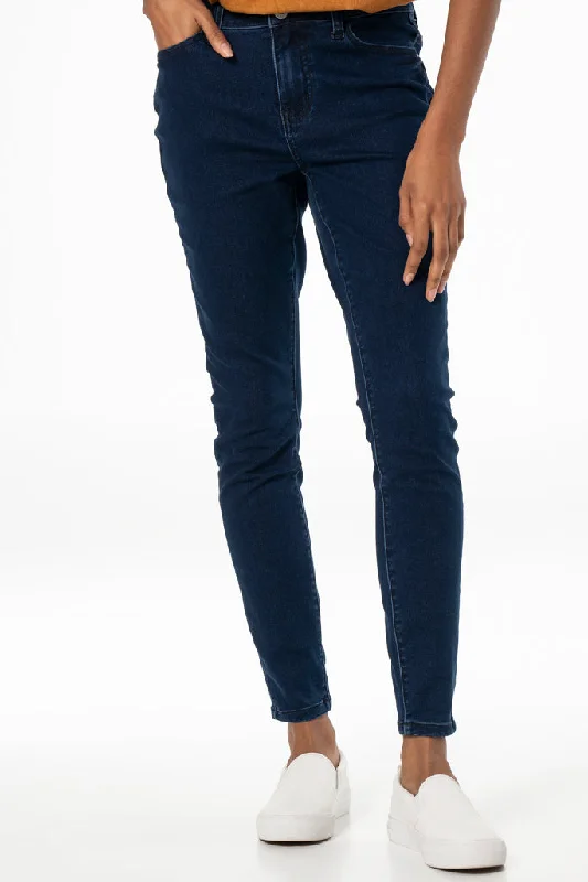 Low Waisted Jeans for Casual -Rf01 Mid-Rise Skinny Jeans _ 140822 _ Dark Wash