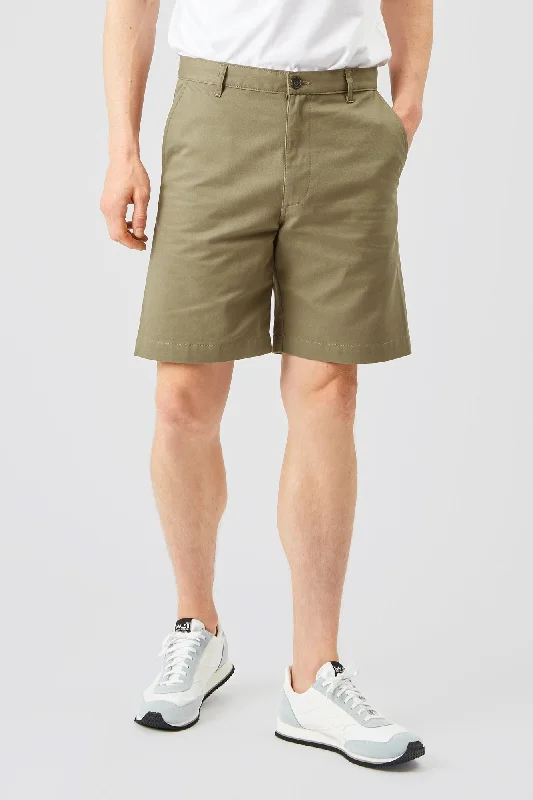 Best shorts for hiking with UV protection and quick-dry fabric for outdoor protection-Men's Cotton Shorts - Classic - Khaki