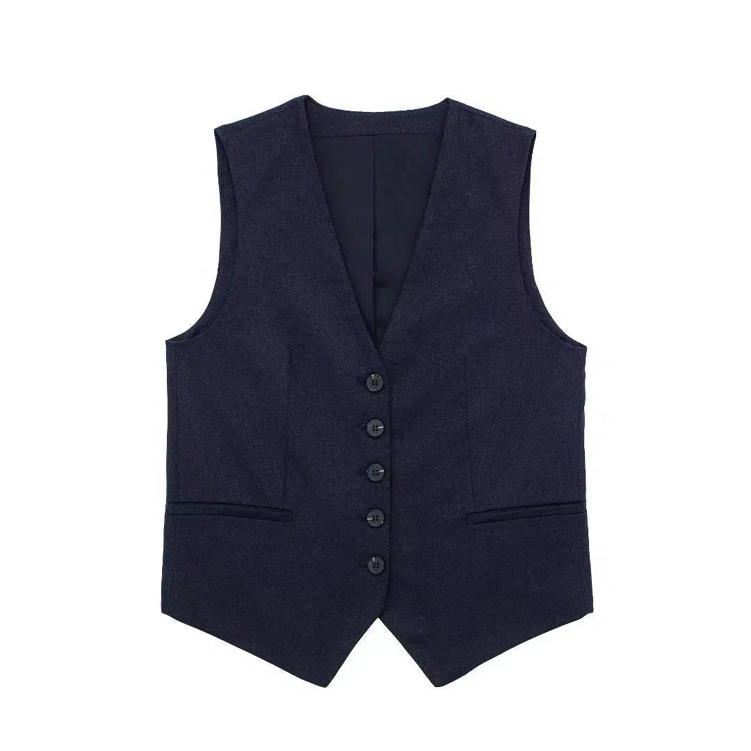 Navy Blue Vest