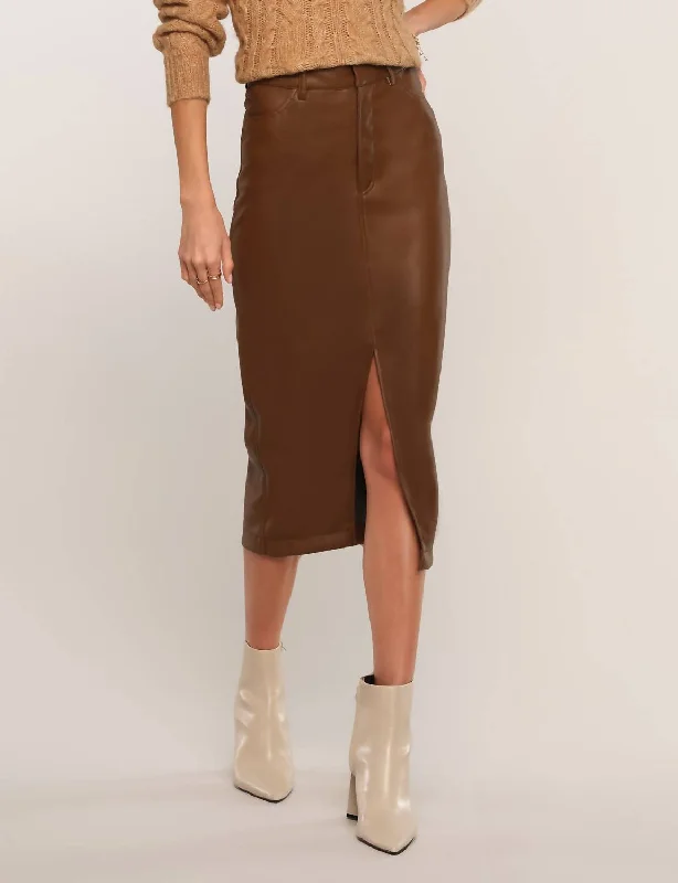 Office Dresses for Business -Jae Skirt In Mocha