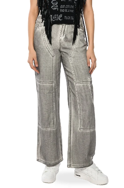 Fringed Jeans for Western -MORGAN RELAXED FIT JEANS