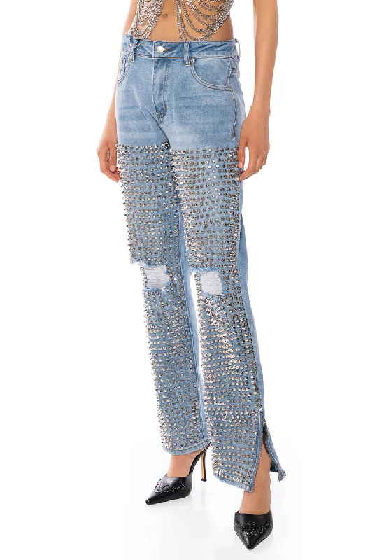 Acid Wash Jeans for Vintage -ABSOLUTELY STUDDING JEANS